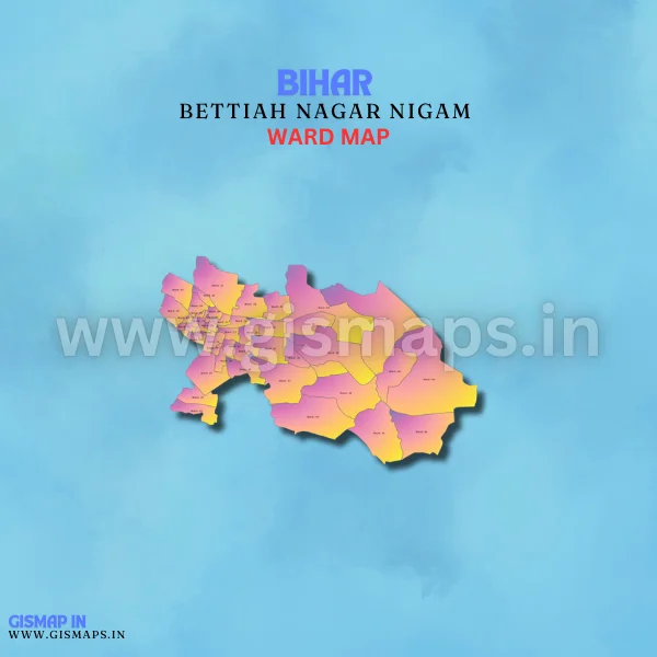 Bettiah Nagar Nigam Ward Map